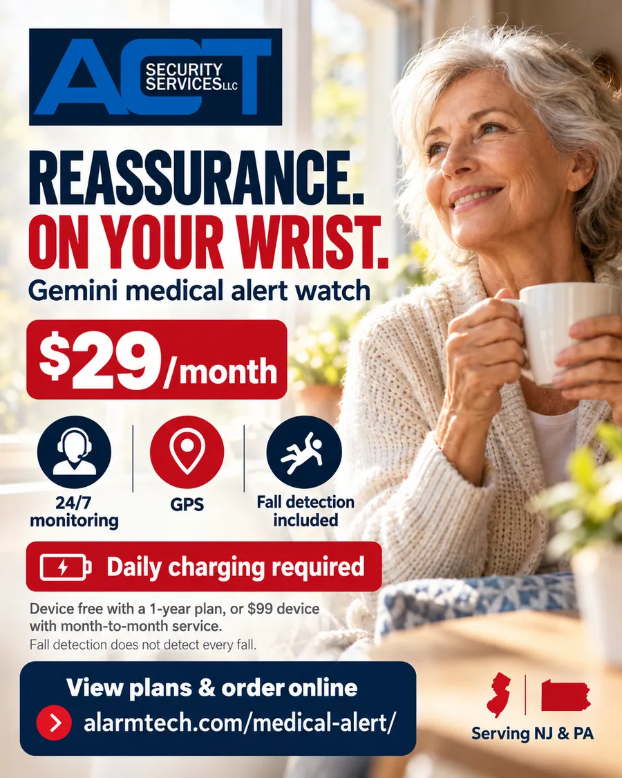 Reassurance on your wrist: Gemini medical alert watch, $29 a month with 24/7 monitoring, GPS and fall detection